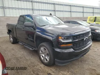 2017 Chevrolet Silverado 1500 Custom with VIN 1GCVKPEC4HZ286101, listed as a Copart auction lot 48400425 with 43,874 mi miles and Salvage Title. Bid and sale history available at DreamBid. Image 4.