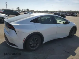 2024 Toyota Prius LE with VIN JTDADABU9R3015977, listed as a Copart auction lot 49179915 with 7,917 mi miles and Salvage Title. Bid and sale history available at carsss.com. Image 3.