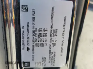 2021 GMC Yukon SLT with VIN 1GKS2BKD7MR199116, listed as a Copart auction lot 45635135 with 58,069 mi miles and Salvage Title. Bid and sale history available at carsss.com. Image 13.