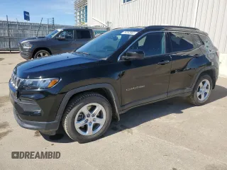 2024 Jeep Compass Sport with VIN 3C4NJDAN1RT594604, listed as a Copart auction lot 52639225 with 27,316 mi miles and Clean Title. Bid and sale history available at carsss.com. Image 1.