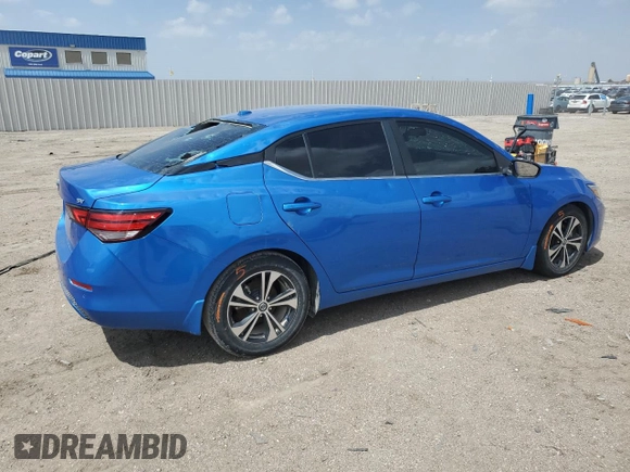2020 Nissan Sentra SV z VIN 3N1AB8CV0LY252106, wystawiony jako Copart lot #54587125 z przebiegiem 108 839 mil mil oraz Szkoda całkowita • Salvage title. Historia ofert i sprzedaży dostępna na DreamBid. Obrazek 3.