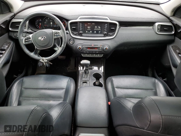 2019 Kia Sorento EX Sport V6 with VIN 5XYPH4A57KG610337, listed as a Copart auction lot 44856475 with 119,759 mi miles and Salvage Title. Bid and sale history available at carsss.com. Image 8.