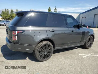2021 Land Rover Range Rover P525 Westminster with VIN SALGS2SEXMA431953, listed as a Copart auction lot 50165515 with 79,567 mi miles and Salvage title. Bid and sale history available at DreamBid. Image 3.
