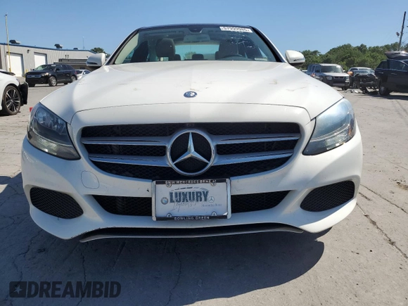 2017 Mercedes-Benz C 300 with VIN 55SWF4KB4HU213916, listed as a Copart auction lot 57999985 with 66,353 mi miles and Salvage title. Bid and sale history available at DreamBid. Image 5.