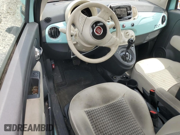 2017 FIAT 500 Pop with VIN 3C3CFFKR6HT694321, listed as a Copart auction lot 52919045 with 46,497 mi miles and Salvage Title. Bid and sale history available at carsss.com. Image 8.