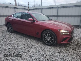 2023 Genesis G70 2.0T with VIN KMTG34TA6PU132041, listed as a Copart auction lot 82761074 with 33,317 mi miles and Salvage Title. Bid and sale history available at DreamBid. Image 4.