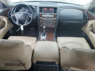 2017 Nissan Armada SV with VIN JN8AY2NDXH9003083, listed as a Copart auction lot 70241844 with 141,150 mi miles and Salvage Title. Bid and sale history available at carsss.com. Image 8.