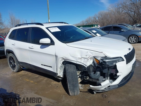 2020 Jeep Cherokee Altitude with VIN 1C4PJMLN5LD541214, listed as a IAAI auction lot 41663841 with 80,097 mi miles. Bid and sale history available at carsss.com. Image 13.