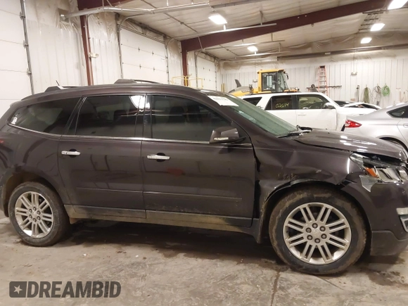 2015 Chevrolet Traverse LT with VIN 1GNKRGKD3FJ156874, listed as a IAAI auction lot 42013789 with 196,377 mi miles. Bid and sale history available at carsss.com. Image 13.