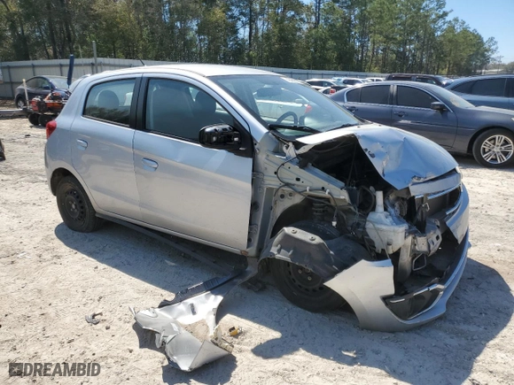 2020 Mitsubishi Mirage ES with VIN ML32A3HJ9LH009096, listed as a Copart auction lot 49469575 with 64,182 mi miles and Salvage Title. Bid and sale history available at carsss.com. Image 4.