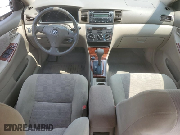 2007 Toyota Corolla CE with VIN JTDBR32E270127786, listed as a Copart auction lot 60610215 with 271,395 mi miles and Clean title. Bid and sale history available at DreamBid. Image 8.