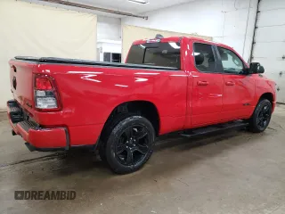2021 Ram 1500 Big Horn with VIN 1C6SRFBT6MN771958, listed as a Copart auction lot 56236575 with 76,090 mi miles and Salvage title. Bid and sale history available at DreamBid. Image 3.