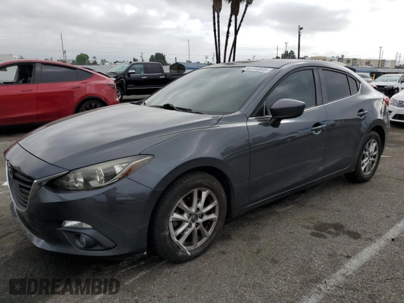 2016 Mazda 3 i Touring z VIN JM1BM1V7XG1311352, wystawiony jako Copart lot #56194805 z przebiegiem 115 321 mil mil oraz Szkoda całkowita • Salvage title. Historia ofert i sprzedaży dostępna na DreamBid. Obrazek 1.
