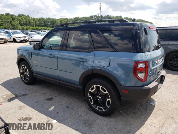 2023 Ford Bronco Sport Outer Banks z VIN 3FMCR9C64PRD15722, wystawiony jako Copart lot #63294805 z przebiegiem 19 457 mil mil oraz Nie do naprawy • Non repairable. Historia ofert i sprzedaży dostępna na DreamBid. Obrazek 2.