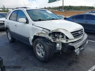 2007 Kia Sorento EX with VIN KNDJC736075701123, listed as a IAAI auction lot 41523321 with 126,003 mi miles. Bid and sale history available at carsss.com. Image 1.