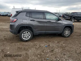 2018 Jeep Compass Sport с VIN 3C4NJDABXJT320991, выставлен на аукционе Copart как лот 58639125 с пробегом Не указан миль и Списание • Salvage title. История ставок и продаж доступна на DreamBid. Изображение 3.