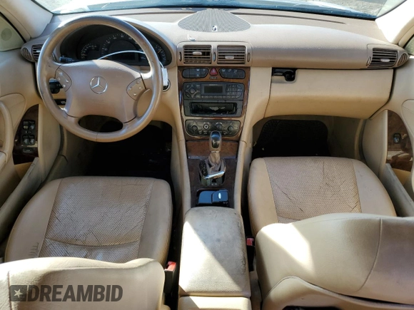 2001 Mercedes-Benz C 230/260/280/320 z VIN WDBRF61J91F024553, wystawiony jako Copart lot #80091594 z przebiegiem Nie podano mil oraz Szkoda całkowita • Salvage title. Historia ofert i sprzedaży dostępna na DreamBid. Obrazek 8.