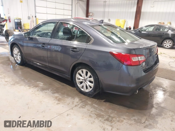 2017 Subaru Legacy Premium with VIN 4S3BNAF66H3011302, listed as a IAAI auction lot 41329245 with 114,559 mi miles and . Bid and sale history available at DreamBid. Image 3.
