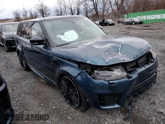 2022 Land Rover Range Rover Sport HSE Dynamic with VIN SALWR2SEXNA205758, listed as a Copart auction lot 82760554 with 43,452 mi miles and Salvage Title. Bid and sale history available at DreamBid. Image 4.