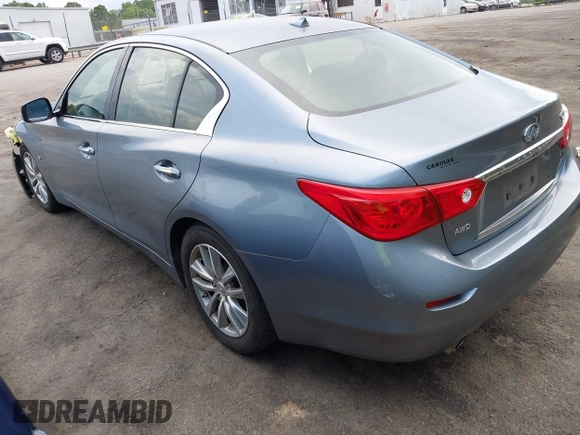 2015 Infiniti Q50 with VIN JN1BV7AR9FM418836, listed as a IAAI auction lot 42181355 with 165,787 mi miles and . Bid and sale history available at DreamBid. Image 3.