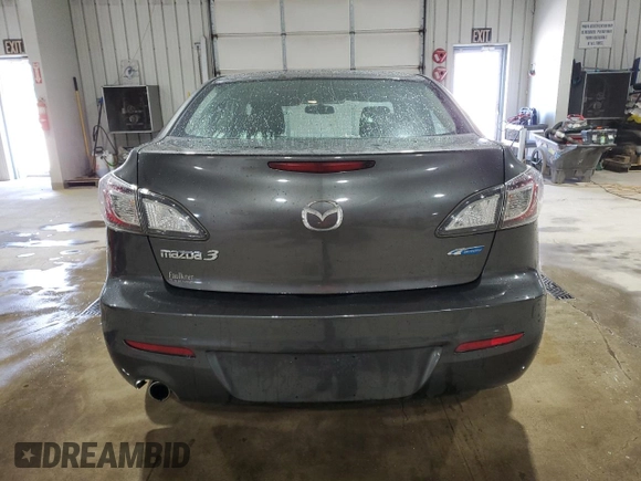2013 Mazda 3 i Touring with VIN JM1BL1VP9D1834621, listed as a Copart auction lot 53509025 with 101,785 mi miles and Salvage Title. Bid and sale history available at DreamBid. Image 6.