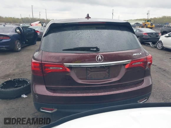 2016 Acura MDX with VIN 5FRYD4H2XGB037376, listed as a IAAI auction lot 42029932 with 139,055 mi miles. Bid and sale history available at carsss.com. Image 16.