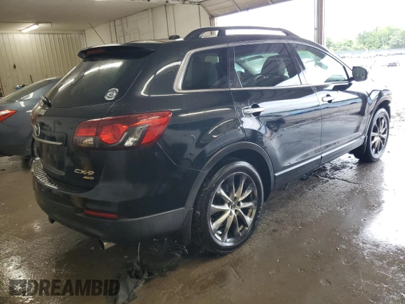 2014 Mazda CX-9 Grand Touring with VIN JM3TB3DA7E0439741, listed as a Copart auction lot 58908805 with 170,604 mi miles and Salvage title. Bid and sale history available at DreamBid. Image 3.