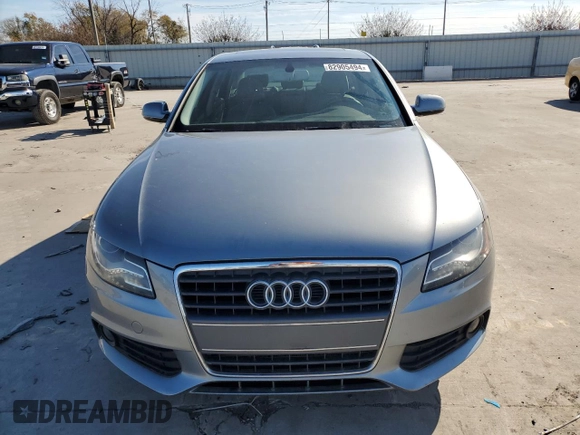 2010 Audi A4 2.0T Premium Plus with VIN WAUEFAFLXAN025324, listed as a Copart auction lot 82905494 with 121,265 mi miles and Clean Title. Bid and sale history available at carsss.com. Image 5.