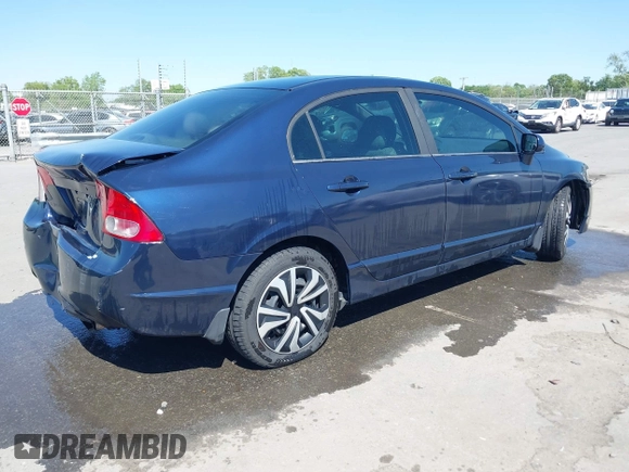 2008 Honda Civic LX with VIN 1HGFA16598L116468, listed as a IAAI auction lot 42054678 with 175,504 mi miles and . Bid and sale history available at DreamBid. Image 4.