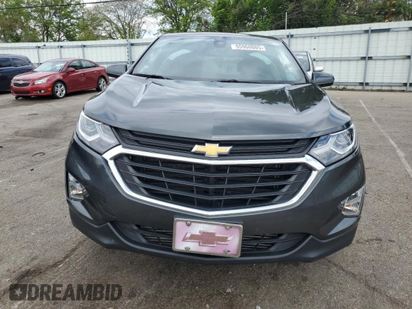 2021 Chevrolet Equinox LT z VIN 3GNAXUEV9ML371279, wystawiony jako Copart lot #55960005 z przebiegiem 54 110 mil mil oraz Szkoda całkowita • Salvage title. Historia ofert i sprzedaży dostępna na DreamBid. Obrazek 5.