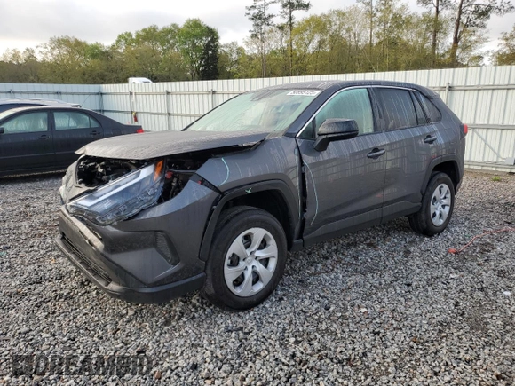 2025 Toyota RAV4 LE with VIN 2T3H1RFV1SW367138, listed as a Copart auction lot 50895125 with 5,218 mi miles and Salvage Title. Bid and sale history available at carsss.com. Image 1.