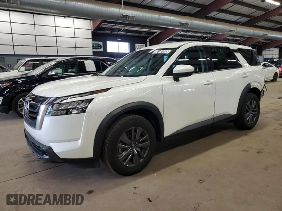 2023 Nissan Pathfinder SV с VIN 5N1DR3BC1PC244857, выставлен на аукционе Copart как лот 58160795 с пробегом 42 417 миль миль и Чистый • Clean title. История ставок и продаж доступна на DreamBid. Изображение 1.