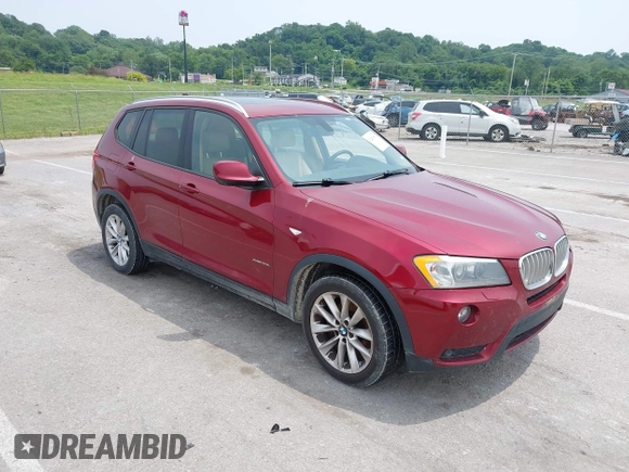 2014 BMW X3 xDrive28i with VIN 5UXWX9C59E0D24428, listed as a IAAI auction lot 42425981 with 240,699 mi miles and . Bid and sale history available at DreamBid. Image 1.