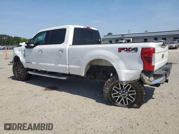 2019 Ford F-250 XL with VIN 1FT7W2BT4KED34411, listed as a Copart auction lot 54476875 with 185,274 mi miles and Salvage title. Bid and sale history available at DreamBid. Image 2.