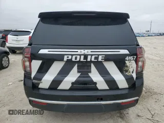 2022 Chevrolet Tahoe with VIN 1GBSCLED2NR317444, listed as a Copart auction lot 43927155 with 25,409 mi miles and Salvage title. Bid and sale history available at DreamBid. Image 6.