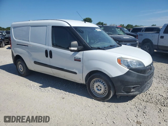 2017 Ram ProMaster City Cargo Tradesman with VIN ZFBERFABXH6F18310, listed as a Copart auction lot 60811265 with 41,930 mi miles and Salvage title. Bid and sale history available at DreamBid. Image 4.