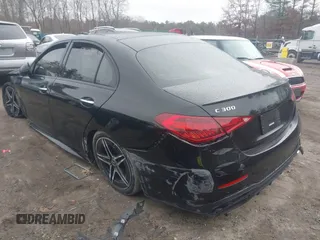 2023 Mercedes-Benz C 300 with VIN W1KAF4HB4PR131332, listed as a IAAI auction lot 41099371 with 20,645 mi miles and . Bid and sale history available at DreamBid. Image 3.