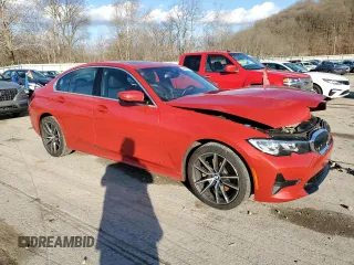 2020 BMW 3 Series 330i xDrive with VIN 3MW5R7J02L8B28878, listed as a Copart auction lot 68898862 with 26,314 mi miles. Bid and sale history available at carsss.com. Image 4.
