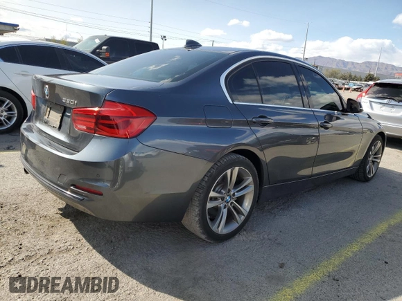 2017 BMW 3 Series 330i with VIN WBA8B9G37HNU56803, listed as a Copart auction lot 50347845 with 86,110 mi miles and Salvage Title. Bid and sale history available at carsss.com. Image 3.