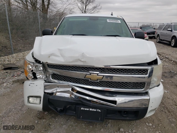 2010 Chevrolet Silverado 1500 LT with VIN 1GCSKSE39AZ126453, listed as a Copart auction lot 49468985 with 163,144 mi miles and Salvage Title. Bid and sale history available at carsss.com. Image 5.