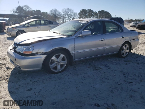 2002 Acura TL Type S w/Navigation with VIN 19UUA569X2A051439, listed as a Copart auction lot 86293914 with 217,101 mi miles and Salvage Title. Bid and sale history available at carsss.com. Image 1.