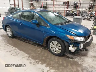 2012 Honda Civic Cpe LX with VIN 2HGFG3B59CH531151, listed as a IAAI auction lot 41757829 with 165,142 mi miles. Bid and sale history available at carsss.com. Image 1.