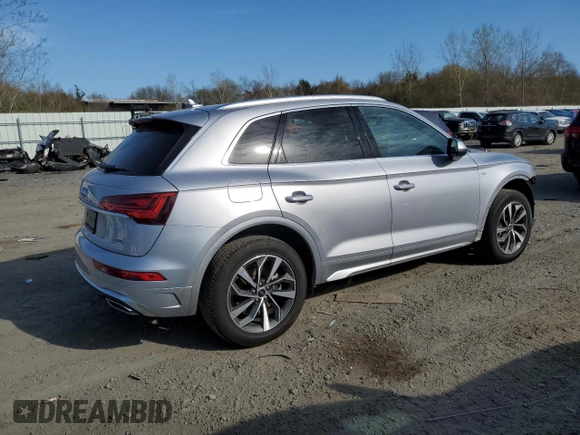 2024 Audi Q5 S line Premium Plus with VIN WA1EAAFY5R2036249, listed as a Copart auction lot 54436925 with 6,945 mi miles and Salvage title. Bid and sale history available at DreamBid. Image 3.