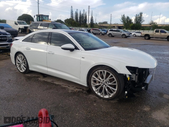 2019 Audi A6 Prestige with VIN WAUM2AF2XKN104654, listed as a Copart auction lot 65513202 with 32,096 mi miles. Bid and sale history available at carsss.com. Image 4.