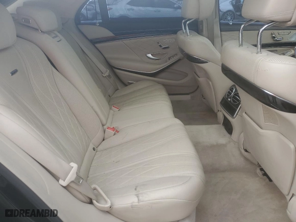 2015 Mercedes-Benz S-Class S 63 AMG with VIN WDDUG7JB8FA087354, listed as a Copart auction lot 79595804 with 93,418 mi miles and Salvage Title. Bid and sale history available at carsss.com. Image 10.