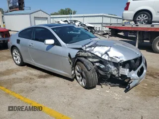2004 BMW 6 Series 645Ci with VIN WBAEH73464B190870, listed as a Copart auction lot 71056994 with 124,715 mi miles and Salvage Title. Bid and sale history available at carsss.com. Image 4.