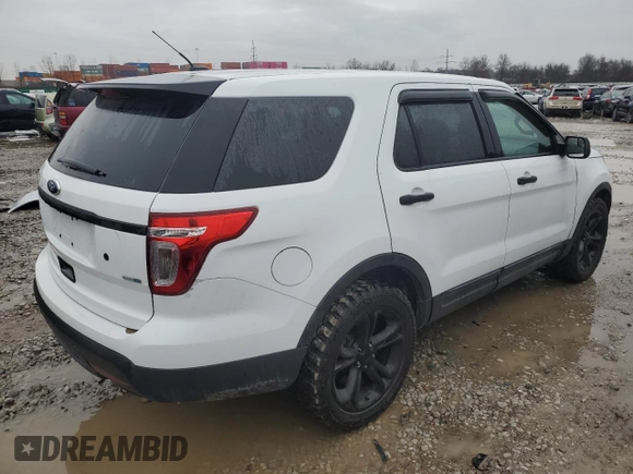 2015 Ford Utility Police Interceptor with VIN 1FM5K8AR1FGA57315, listed as a Copart auction lot 82691164 with 59,993 mi miles and Clean Title. Bid and sale history available at carsss.com. Image 3.