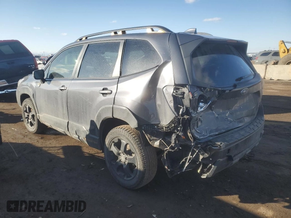 2022 Subaru Forester Wilderness with VIN JF2SKALC0NH488682, listed as a Copart auction lot 46523635 with 25,861 mi miles and Salvage Title. Bid and sale history available at carsss.com. Image 2.