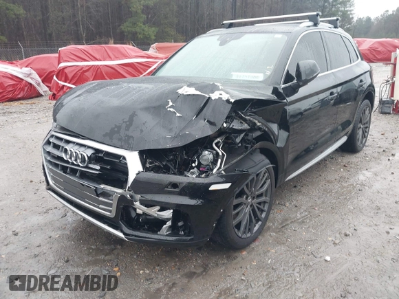2019 Audi Q5 Premium with VIN WA1ANAFY7K2124244, listed as a IAAI auction lot 41251080 with 101,767 mi miles. Bid and sale history available at carsss.com. Image 18.