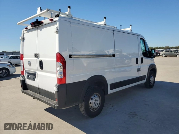 2023 Ram ProMaster Cargo with VIN 3C6LRVVG5PE527224, listed as a Copart auction lot 77179234 with 33,804 mi miles and Salvage Title. Bid and sale history available at DreamBid. Image 3.
